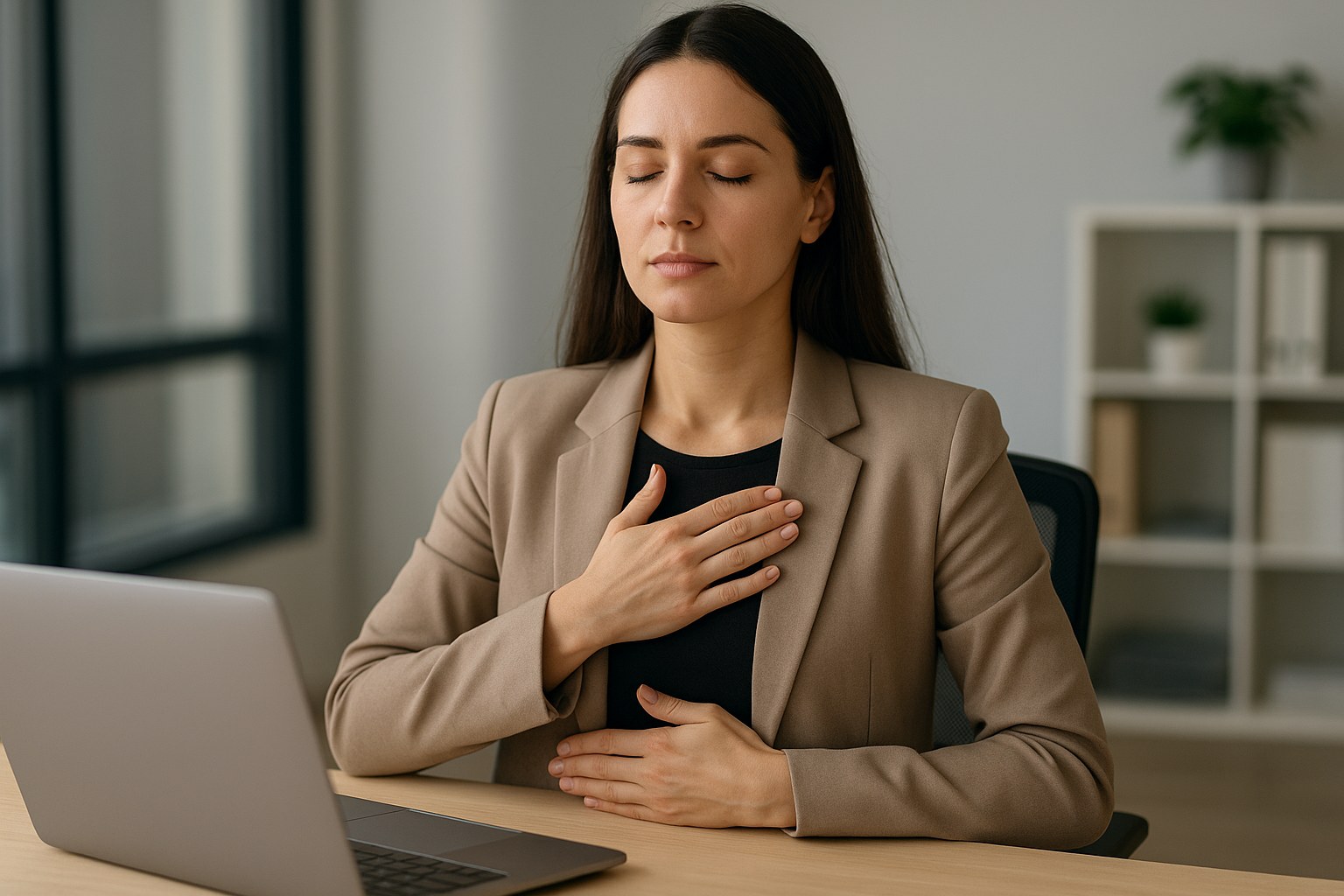 Respiration au bureau : techniques courtes pour se recentrer en travaillant